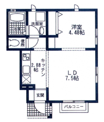 間取は左右対称