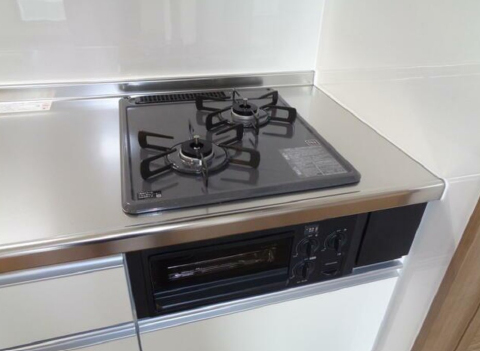 2口ガスコンロ付